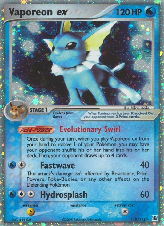 Image for Vaporeon ex (110/113) - Pokemon