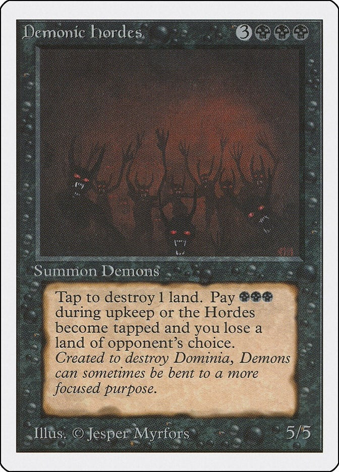 Image for Demonic Hordes - Magic: The Gathering