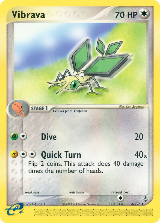 Image for Vibrava (47/97) - Pokemon