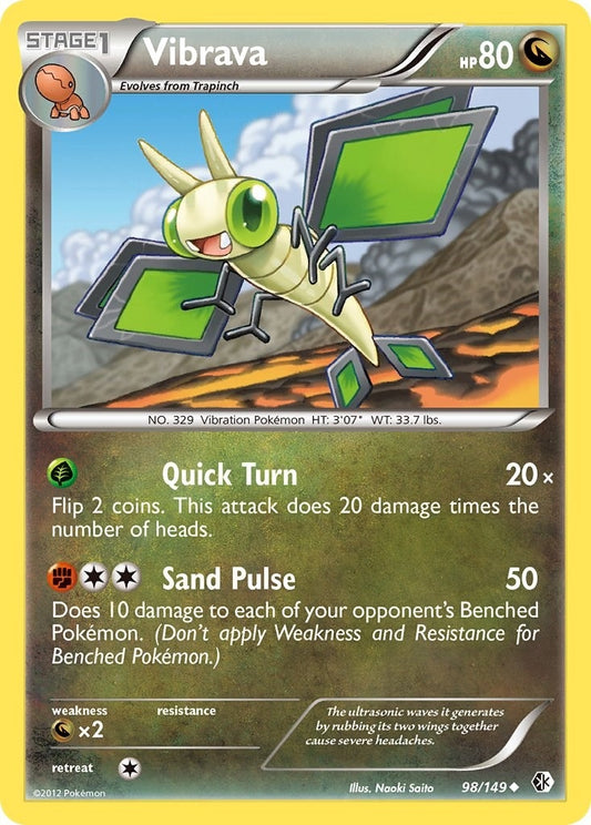 Image for Vibrava (98/149) - Pokemon