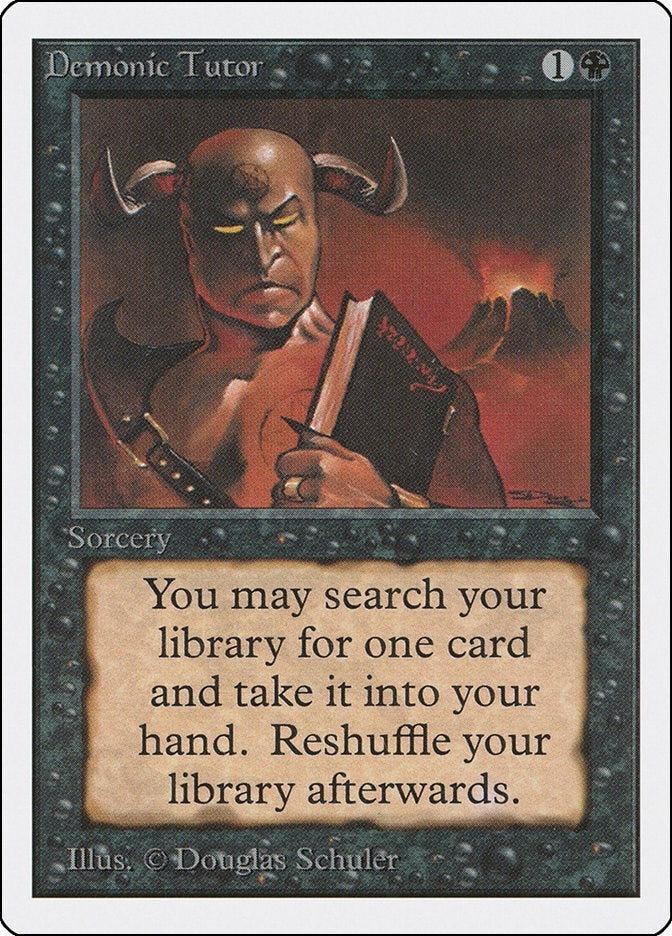 Image for Demonic Tutor - Magic: The Gathering
