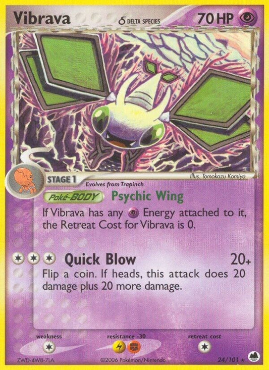 Image for Vibrava - 024/101 (Delta Species) (24/101) - Pokemon