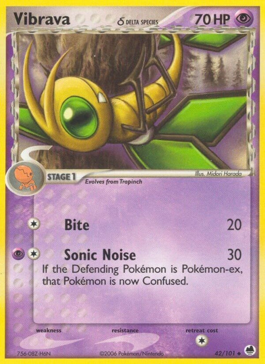 Image for Vibrava - 042/101 (Delta Species) (42/101) - Pokemon