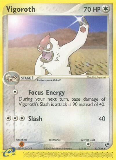 Image for Vigoroth (52/100) - Pokemon