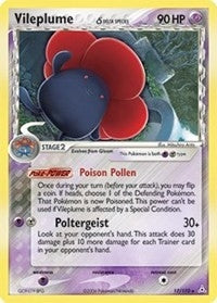 Image for Vileplume (Delta Species) (17/110) - Pokemon