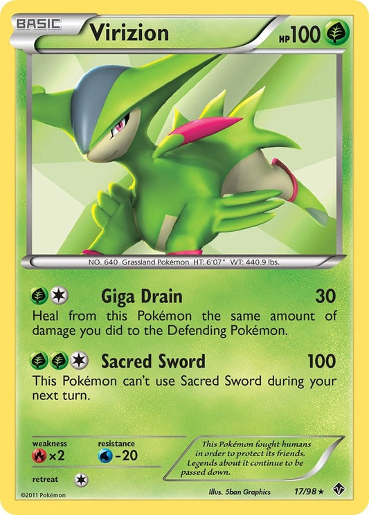 Image for Virizion (17/98) - Pokemon