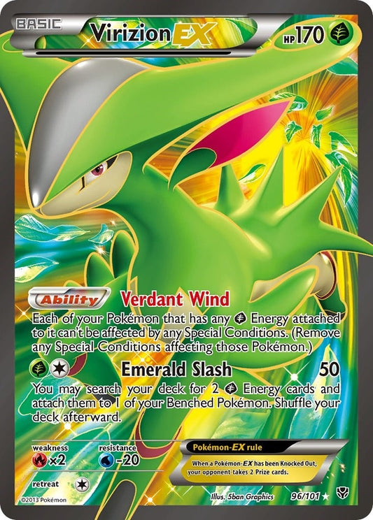 Image for Virizion EX (Full Art) (96/101) - Pokemon