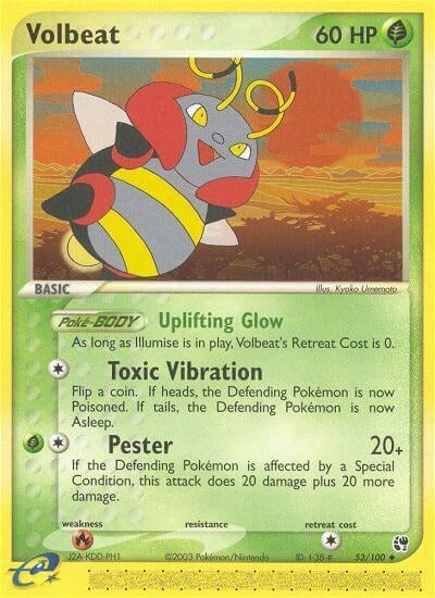 Image for Volbeat (53/100) - Pokemon