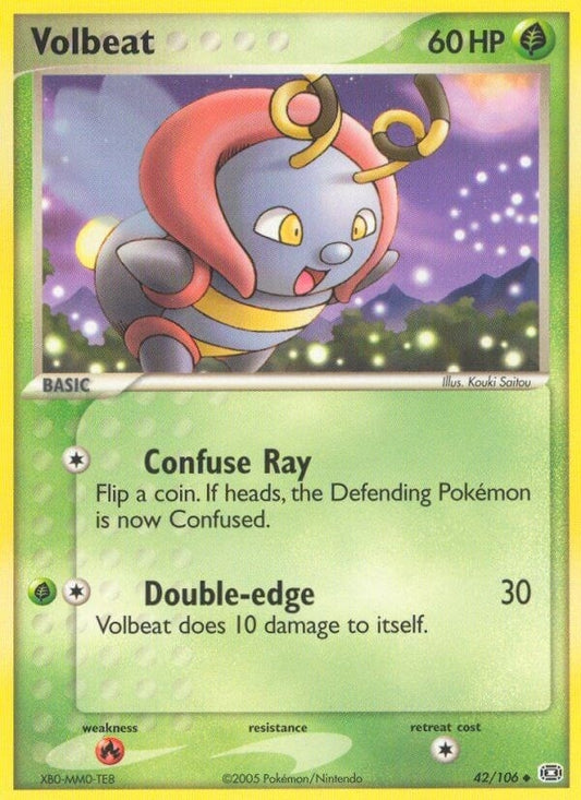 Image for Volbeat (42/106) - Pokemon