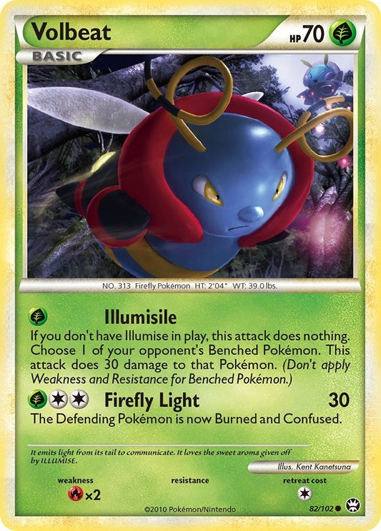 Image for Volbeat (82/102) - Pokemon