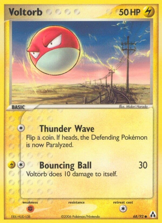 Image for Voltorb (68/92) - Pokemon