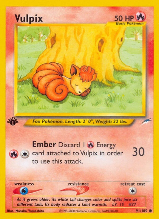 Image for Vulpix (091/105) - Pokemon
