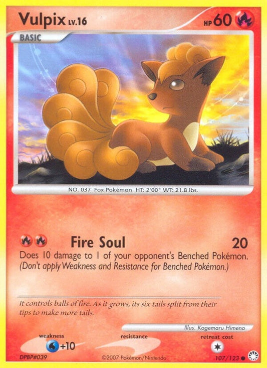 Image for Vulpix (107/123) - Pokemon