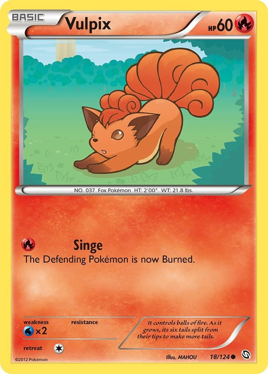 Image for Vulpix (18/124) - Pokemon