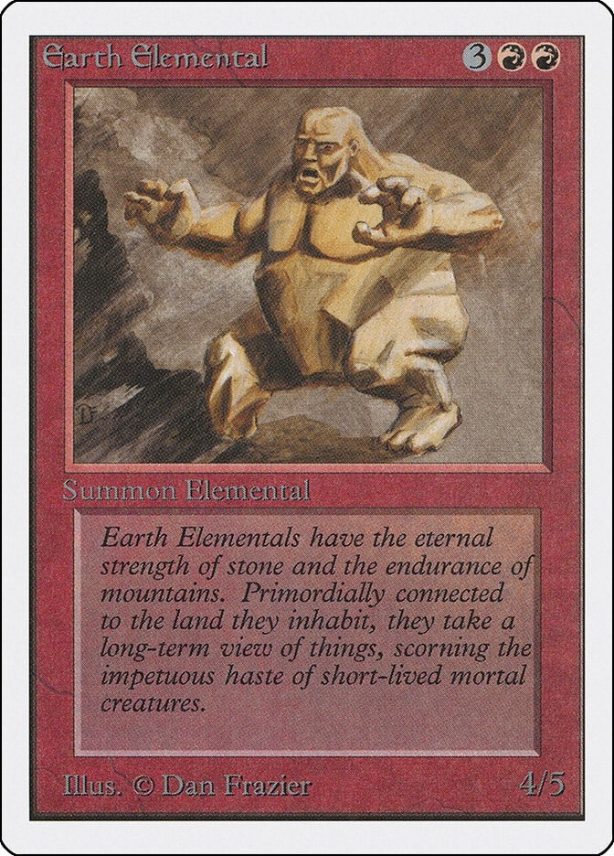 Image for Earth Elemental - Magic: The Gathering