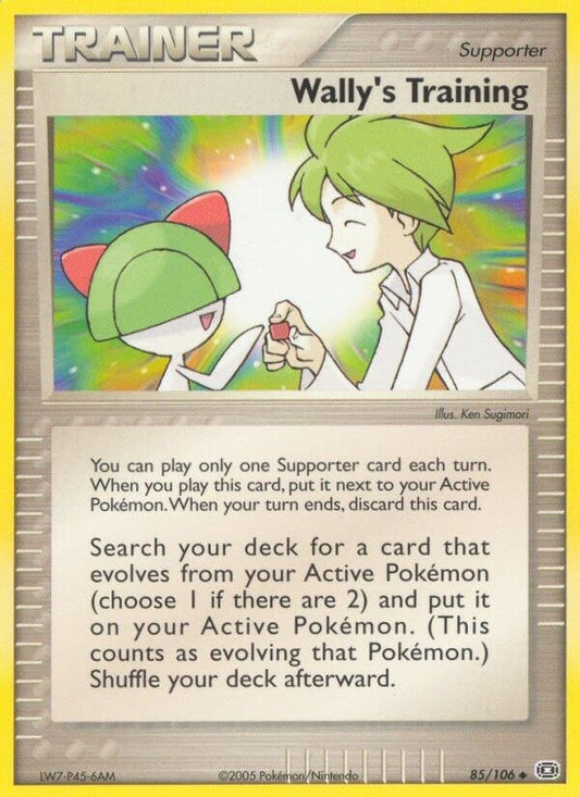 Image for Wally's Training (85/106) - Pokemon
