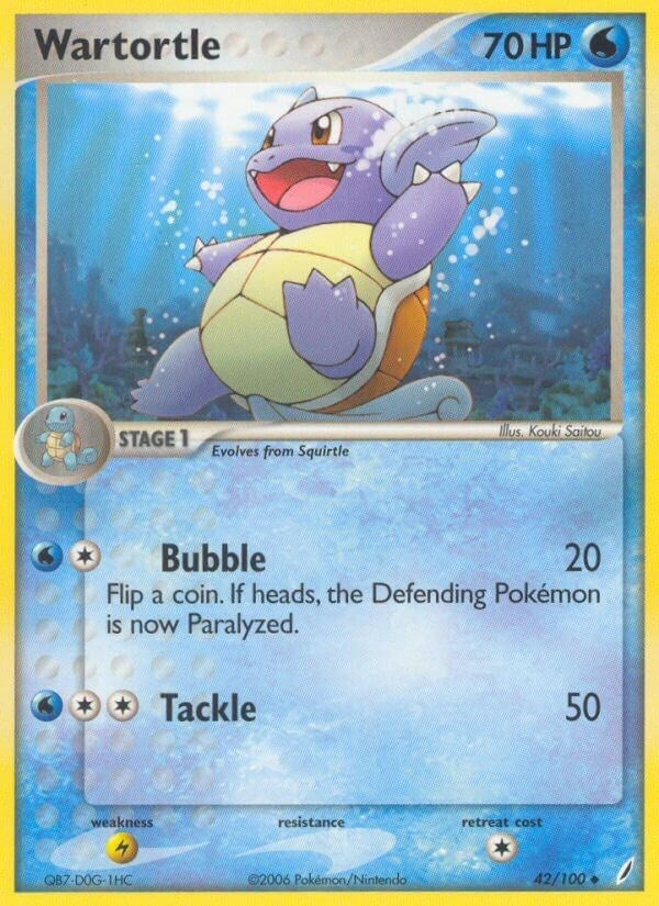 Image for Wartortle (42/100) - Pokemon