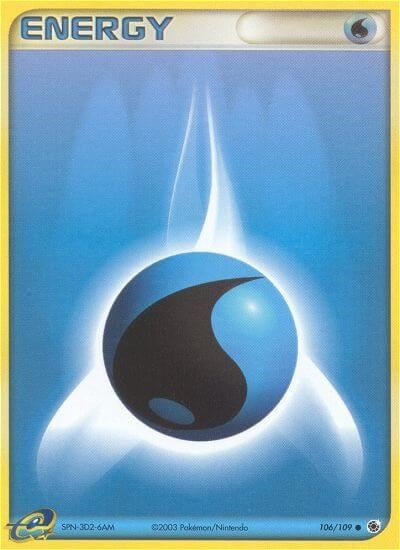 Image for Water Energy (106/109) - Pokemon