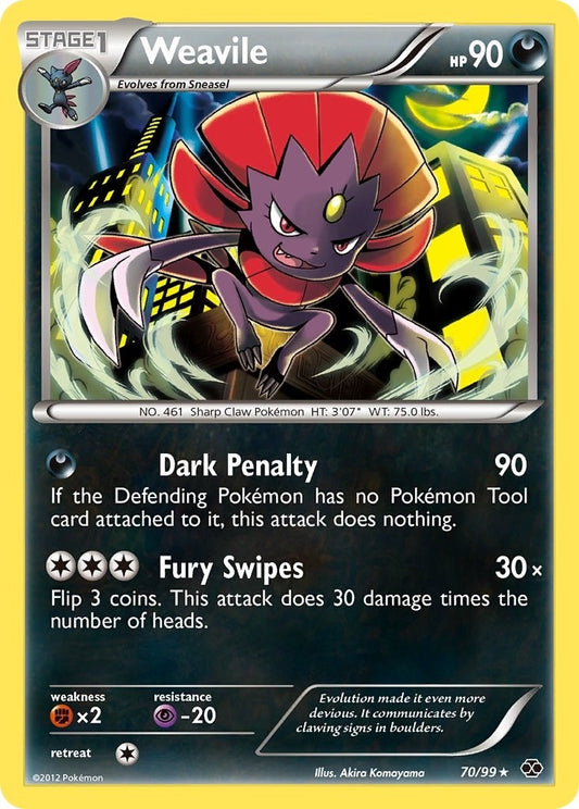 Image for Weavile (70/99) - Pokemon