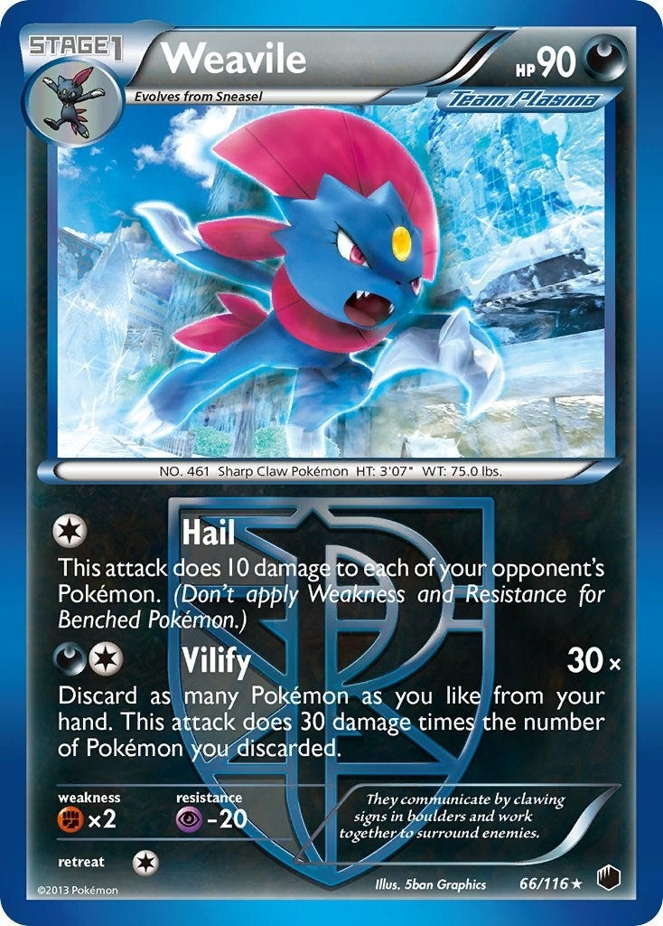 Image for Weavile (Team Plasma) (66/116) - Pokemon