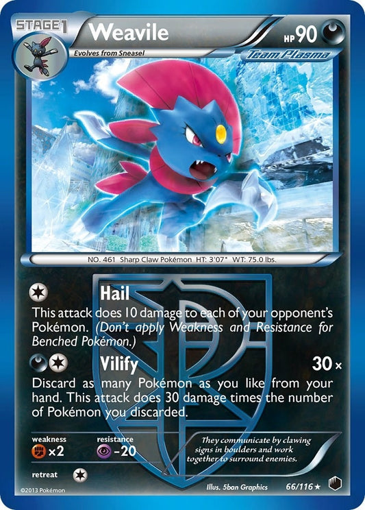 Image for Weavile (Team Plasma) (66/116) - Pokemon