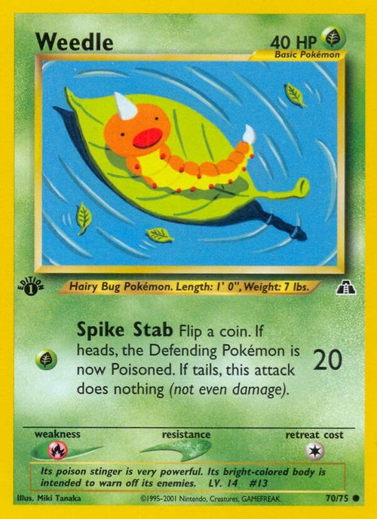 Image for Weedle (70/75) - Pokemon