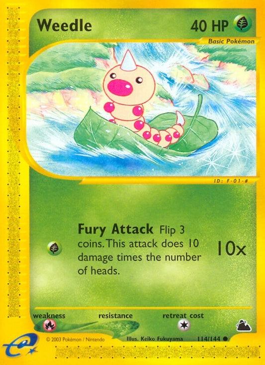 Image for Weedle (114) (114/144) - Pokemon