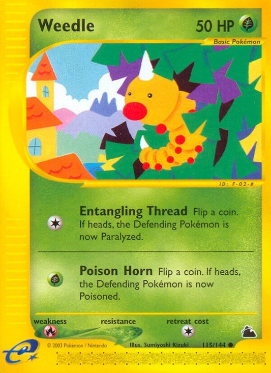 Image for Weedle (115) (115/144) - Pokemon