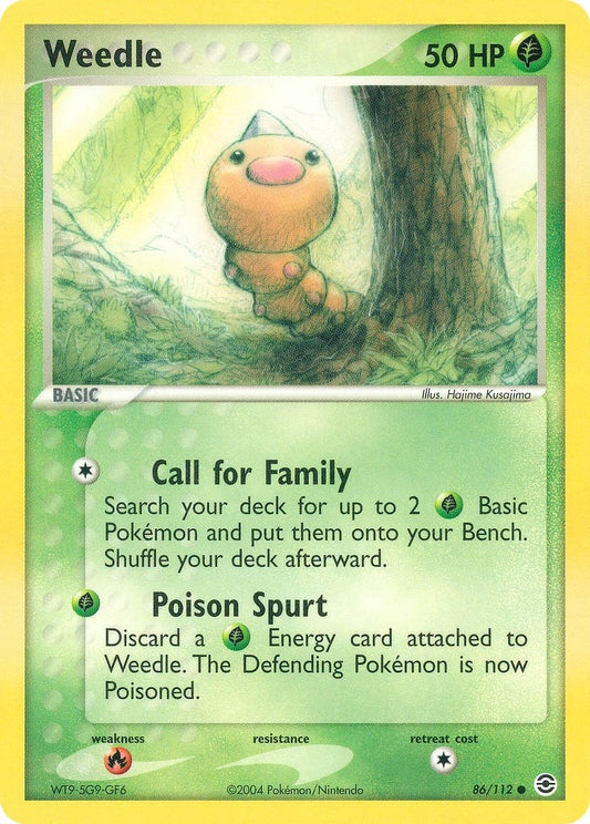 Image for Weedle (86/112) - Pokemon