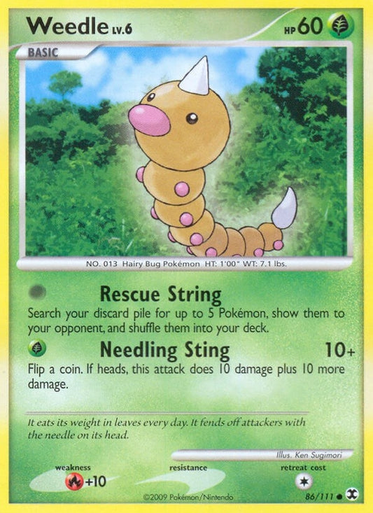 Image for Weedle (86/111) - Pokemon