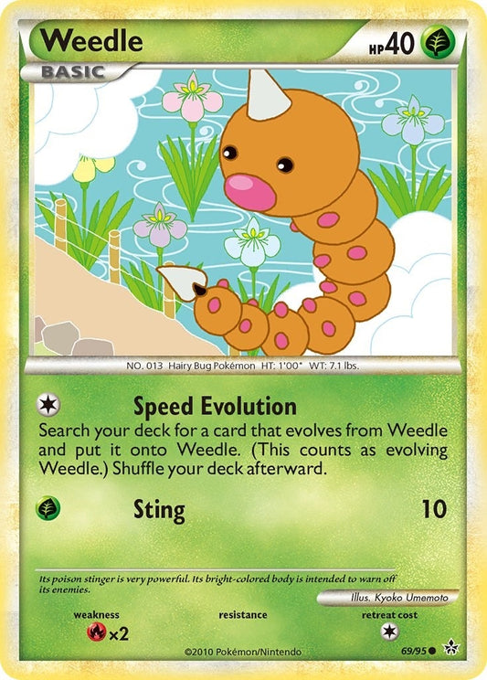 Image for Weedle (69/95) - Pokemon