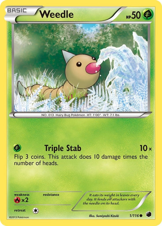 Image for Weedle (1/116) - Pokemon