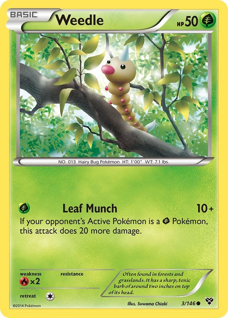 Image for Weedle (3/146) - Pokemon