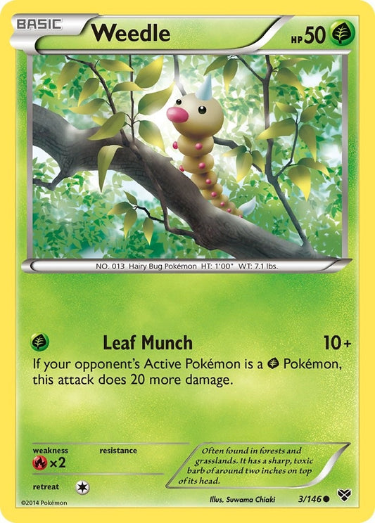 Image for Weedle (3/146) - Pokemon