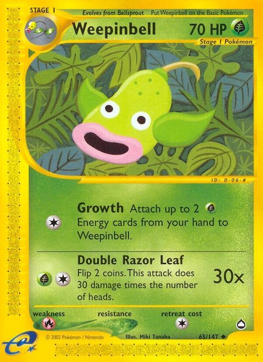 Image for Weepinbell (065/147) - Pokemon