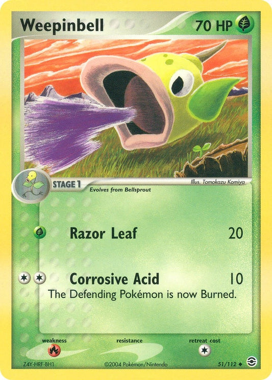 Image for Weepinbell (51/112) - Pokemon