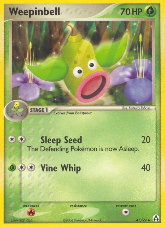 Image for Weepinbell (47/92) - Pokemon