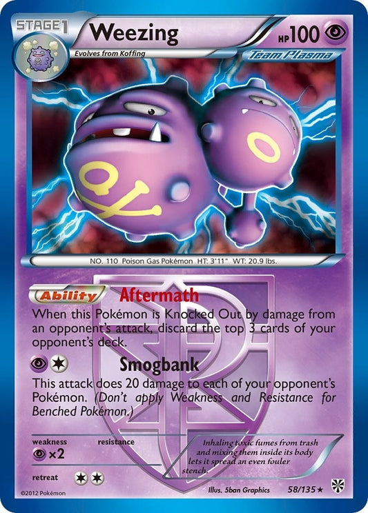 Image for Weezing (Team Plasma) (58/135) - Pokemon