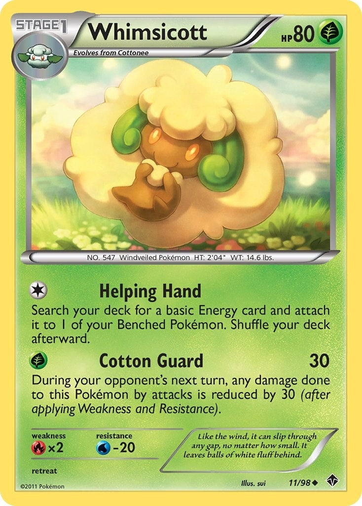 Image for Whimsicott (11) (11/98) - Pokemon