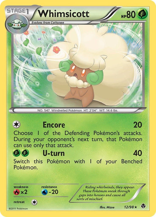 Image for Whimsicott (12) (12/98) - Pokemon