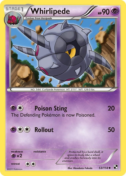 Image for Whirlipede (53/114) - Pokemon