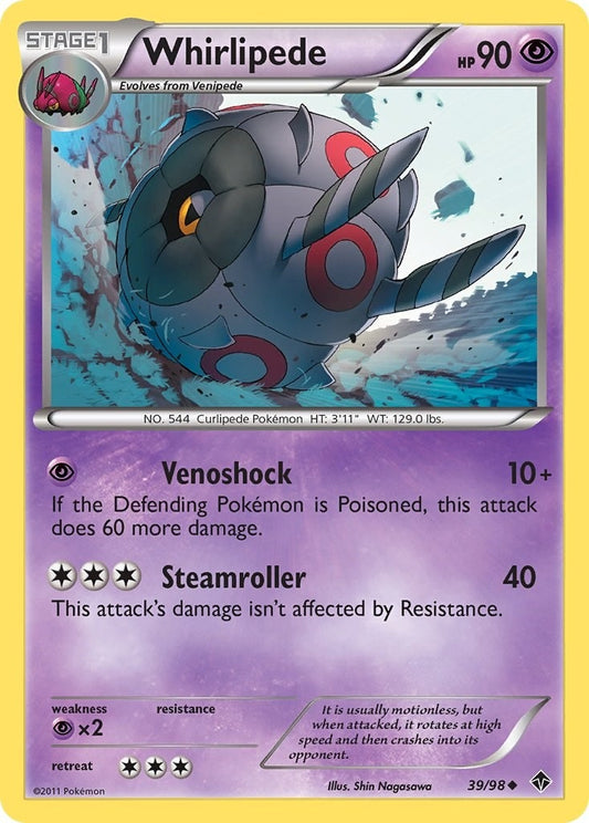Image for Whirlipede (39/98) - Pokemon