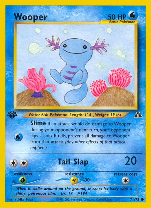 Image for Wooper (71/75) - Pokemon