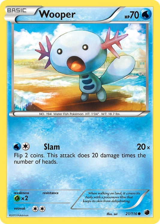 Image for Wooper (21/116) - Pokemon