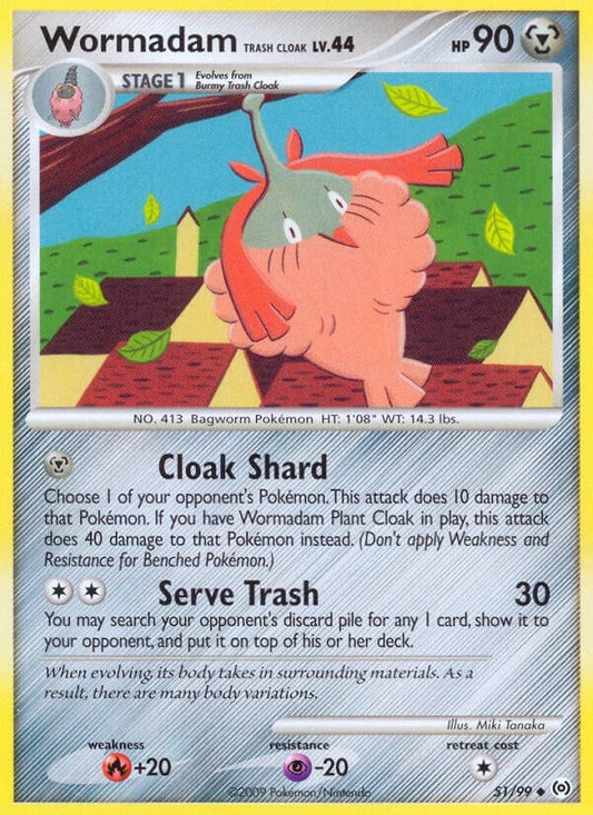 Image for Wormadam Trash Cloak (51/99) - Pokemon
