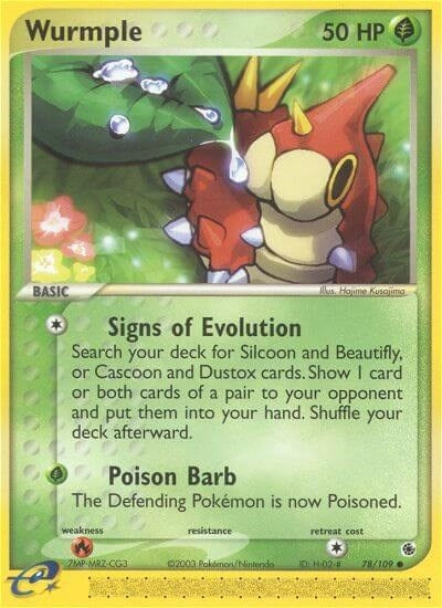 Image for Wurmple (78/109) - Pokemon