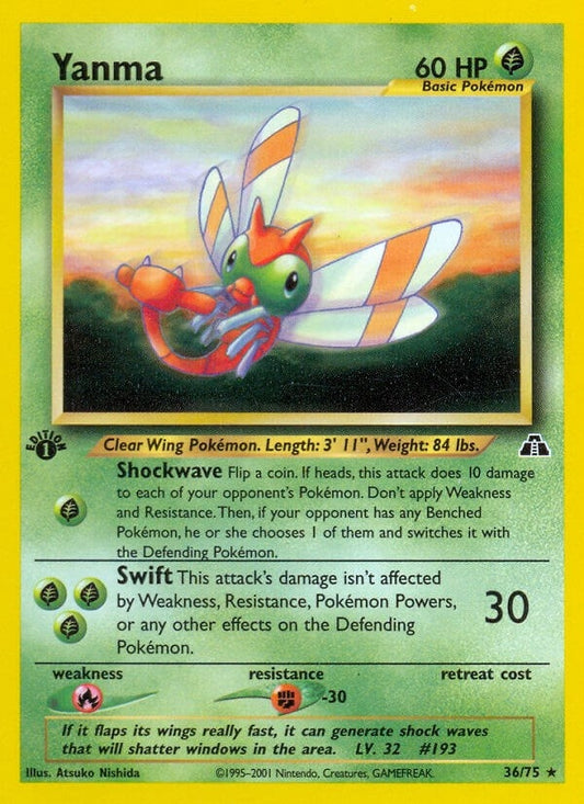 Image for Yanma (36) (36/75) - Pokemon