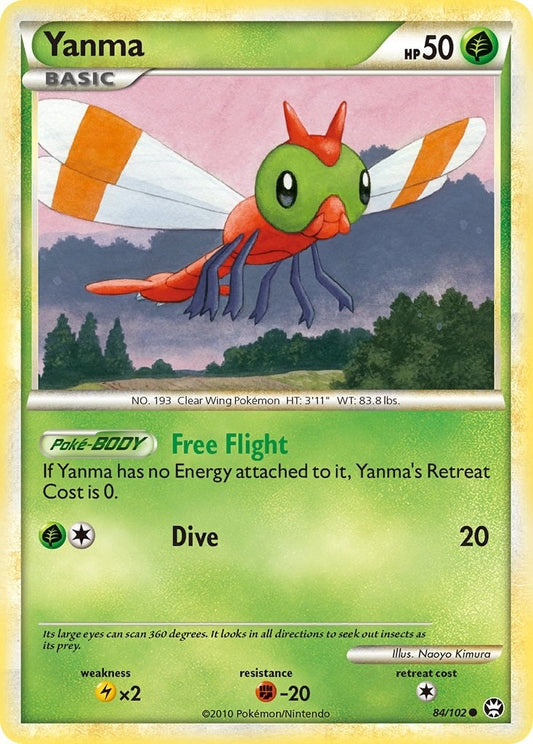 Image for Yanma (84/102) - Pokemon