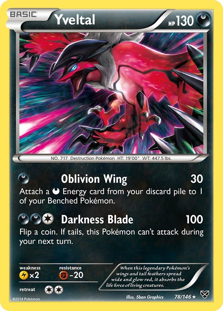 Image for Yveltal (78/146) - Pokemon
