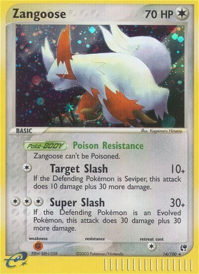 Image for Zangoose (14/100) - Pokemon